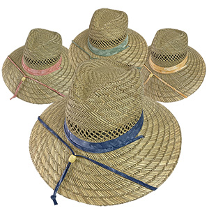 Kauai Lindu Straw Lifeguard Hat - Summer Straw Hats